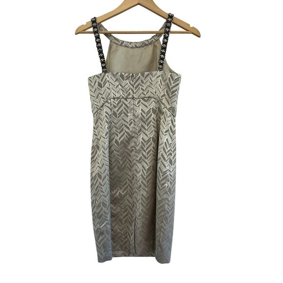 Trina Turk Embellished Shift Cocktail Dress Womens 0 Y2K Chic Event Gala Glam - Picture 2 of 16